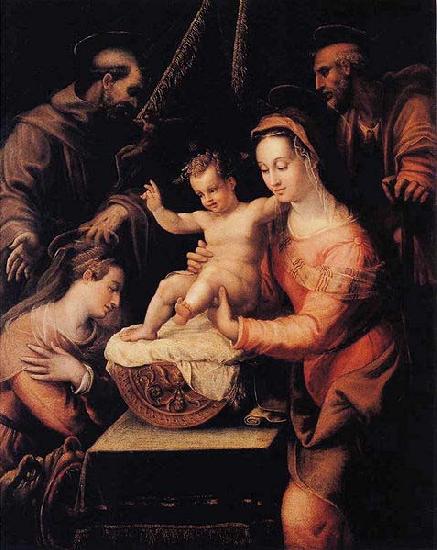 Lavinia Fontana Holy Family with Saints